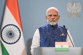 India PM Modi Starts Historic Trip To Poland And Ukraine