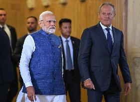 India PM Modi Starts Historic Trip To Poland And Ukraine