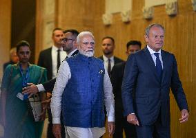 India PM Modi Starts Historic Trip To Poland And Ukraine