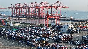 Vehicles Export Overseas at Taicang Port