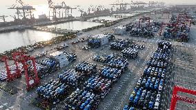 Vehicles Export Overseas at Taicang Port