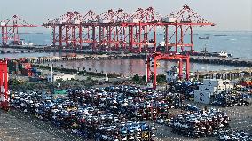 Vehicles Export Overseas at Taicang Port