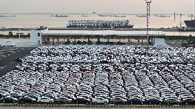 Vehicles Export Overseas at Taicang Port