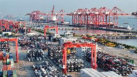 Vehicles Export Overseas at Taicang Port