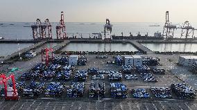 Vehicles Export Overseas at Taicang Port