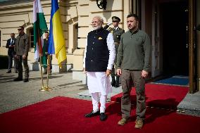 Modi Visits Kyiv