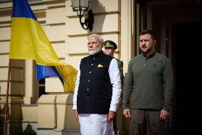 Modi Visits Kyiv