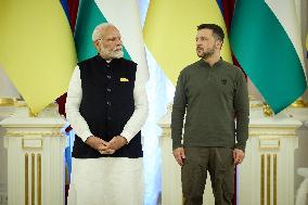 Modi Visits Kyiv