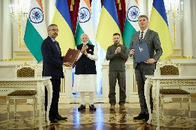 Modi Visits Kyiv