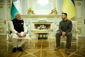 Modi Visits Kyiv