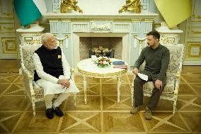 Modi Visits Kyiv