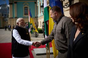 Modi Visits Kyiv