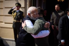 Modi Visits Kyiv