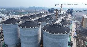 A Grain Storage And Logistics Project Construction in Huai'an