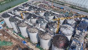 A Grain Storage And Logistics Project Construction in Huai'an