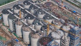 A Grain Storage And Logistics Project Construction in Huai'an