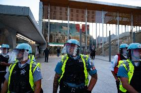 Pro-Palestinian Protesters March In Chicago On The Final Day Of The Democratic National Convention