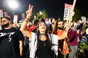 Pro-Palestinian Protesters March In Chicago On The Final Day Of The Democratic National Convention