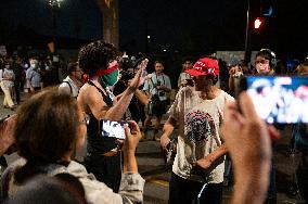 Pro-Palestinian Protesters March In Chicago On The Final Day Of The Democratic National Convention