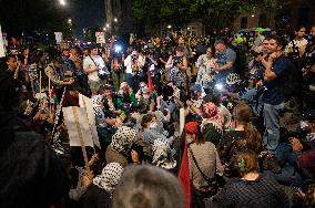 Pro-Palestinian Protesters March In Chicago On The Final Day Of The Democratic National Convention