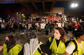 Pro-Palestinian Protesters March In Chicago On The Final Day Of The Democratic National Convention