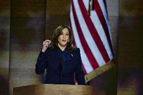 Kamala Harris Accepts Democratic Nomination - Chicago