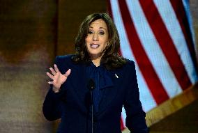 Kamala Harris Accepts Democratic Nomination - Chicago