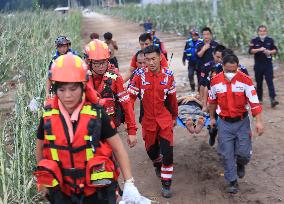 Rescue Efforts Underway In Heavy Rain-Hit Liaoning Province - China