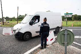 Security Ahead of French Film Star Alain Delon Funeral - Douchy