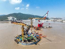 Most Difficult Engineering And Technical Super Cross-sea Project Construction in Zhoushan