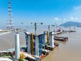 Most Difficult Engineering And Technical Super Cross-sea Project Construction in Zhoushan