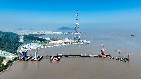 Most Difficult Engineering And Technical Super Cross-sea Project Construction in Zhoushan