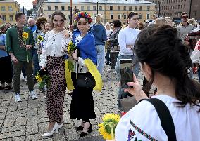 United for Ukraine event in Helsinki