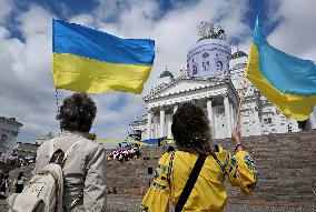 United for Ukraine event in Helsinki