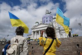 United for Ukraine event in Helsinki