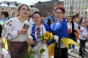 United for Ukraine event in Helsinki