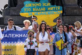 Ukrainian Independence Day In Poland