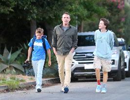 Ben Affleck And Kids Out - Los Angeles