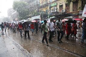 Students Protest Against Doctor Rape And Murder In Kolkata, India