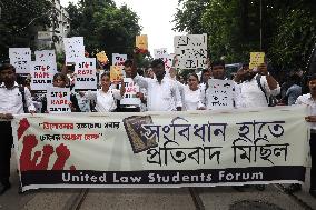 Students Protest Against Doctor Rape And Murder In Kolkata, India