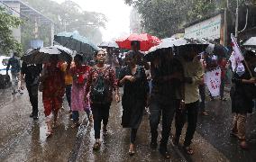 Students Protest Against Doctor Rape And Murder In Kolkata, India