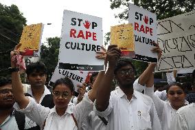 Students Protest Against Doctor Rape And Murder In Kolkata, India