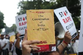 Students Protest Against Doctor Rape And Murder In Kolkata, India