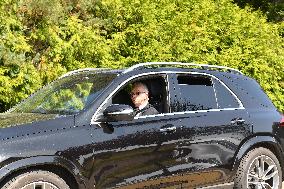 Alain Terzian Arrives At Delon's Estate - Douchy