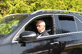 Alain Terzian Arrives At Delon's Estate - Douchy