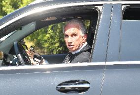 Alain Terzian Arrives At Delon's Estate - Douchy