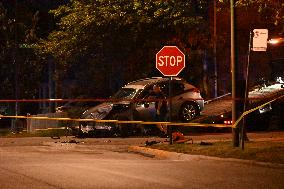 Six People Injured, One Critically After Stolen Vehicle Crashes Into Another Vehicle In Chicago Illinois