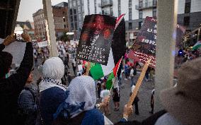 Pro-Palestine March On DNC, Chicago