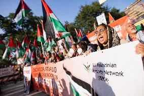 Pro-Palestine March On DNC, Chicago