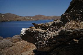 Tourism In Cyclades Islands, Greece.